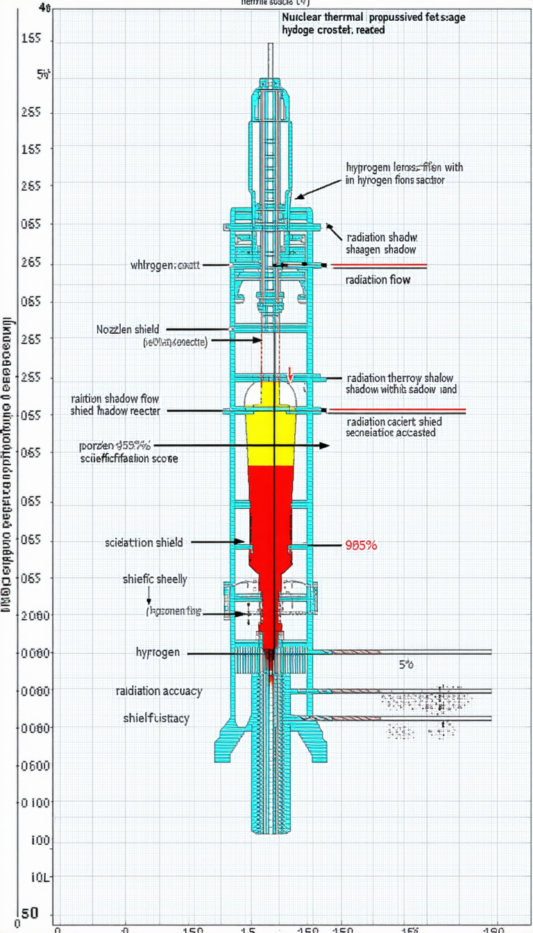 The Image Is A Diagram Of A Large Machine, Likely A Nuclear Reactor, With Various Parts Labeled