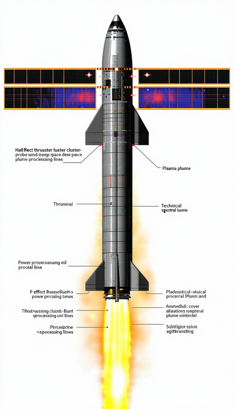 The Image Is A Diagram Of A Rocket, Showing Its Various Components And Their Functions