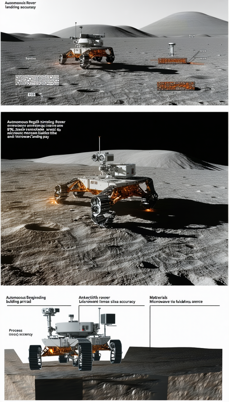 The Image Is A Diagram Showing The Different Parts Of A Rover Vehicle