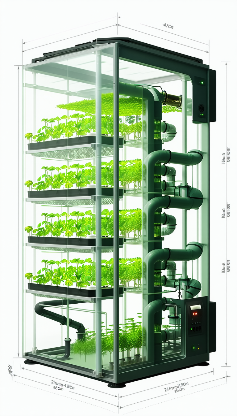 A Large Greenhouse Is Filled With A Variety Of Plants