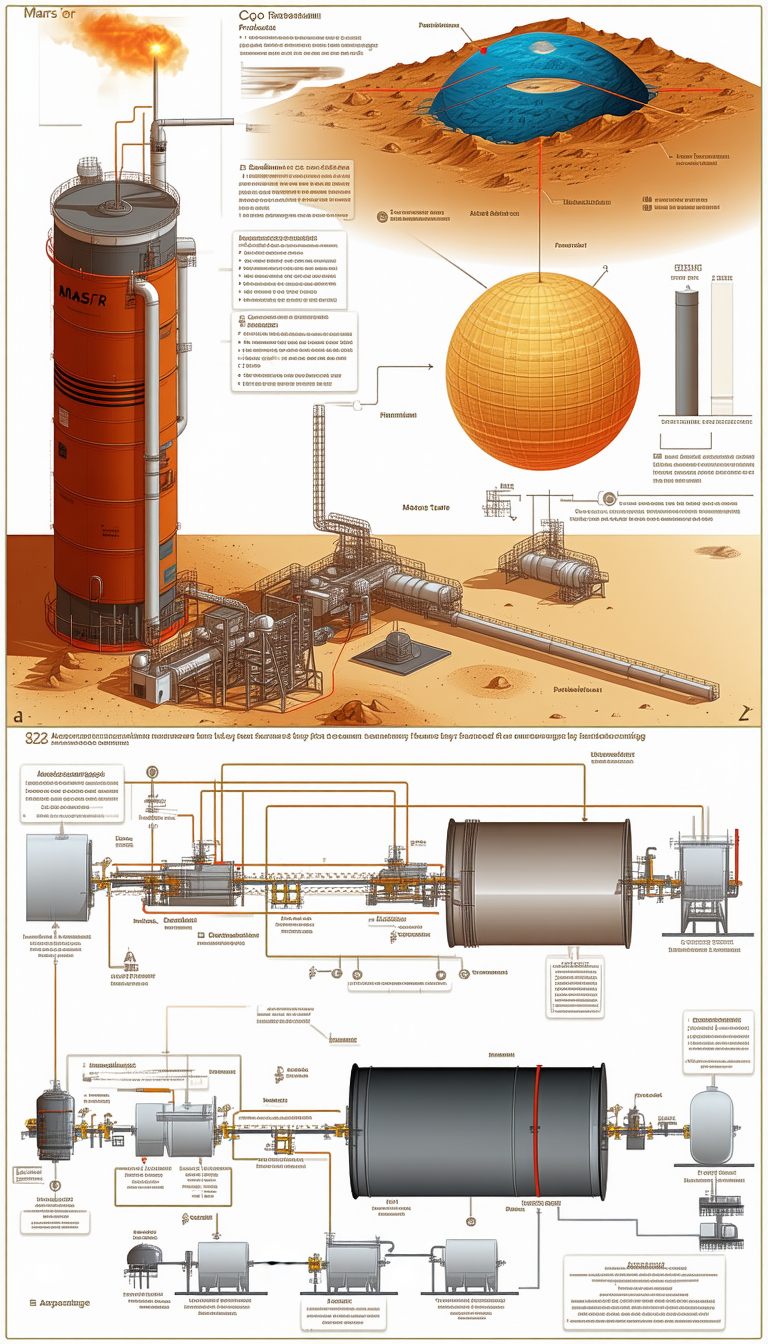 detailed diagram refinery