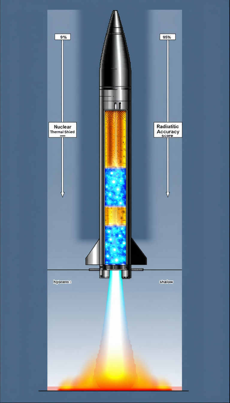blue yellow rocket shown diagram