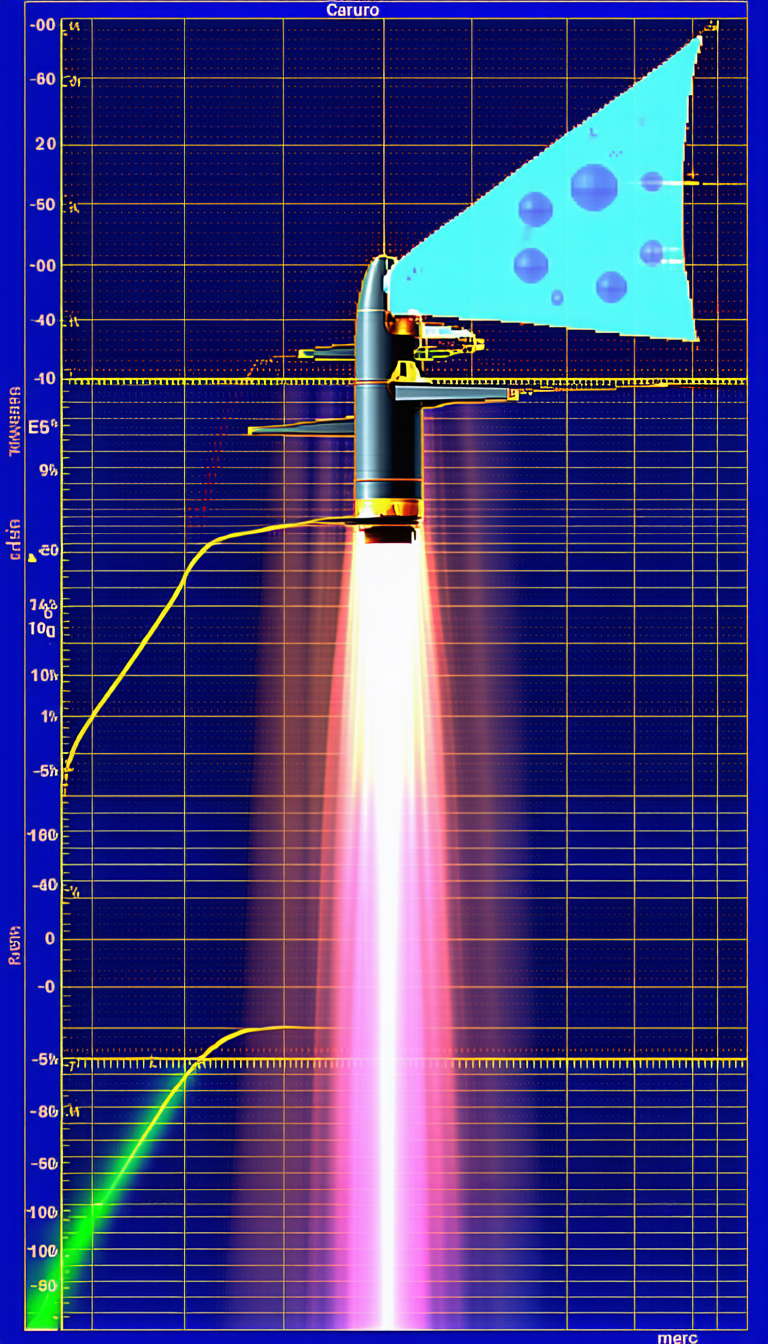 A Rocket Is Shown In A Graphic, With Its Trajectory Shown As A Line