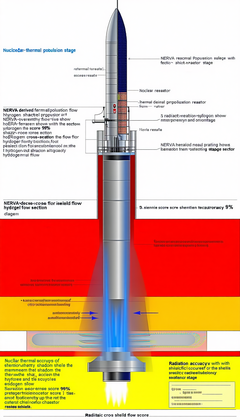 The Image Is A Diagram Of A Large Tower, Likely A Nuclear Reactor, With Various Parts Labeled