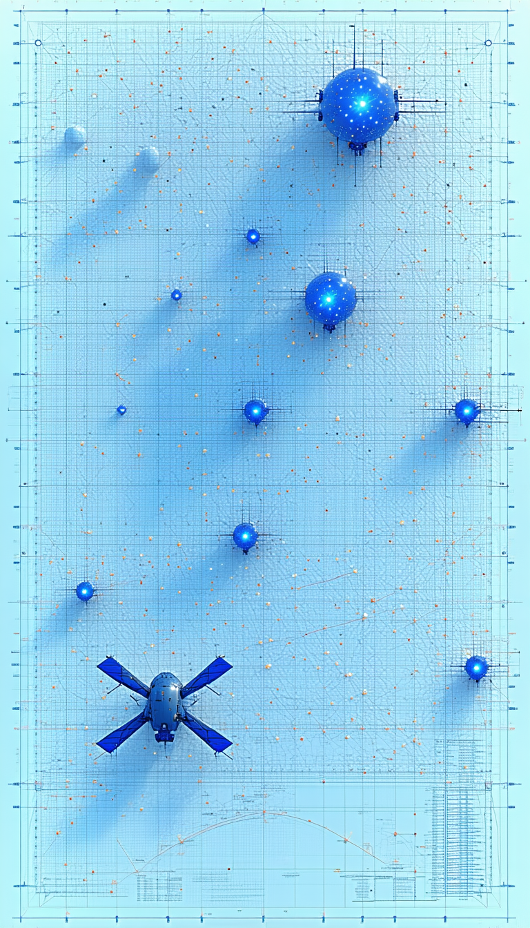 image, there blue background large