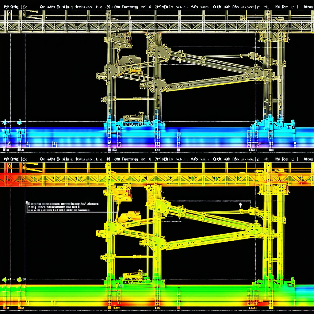 The Image Is A Computer-generated 3d Model Of A Crane