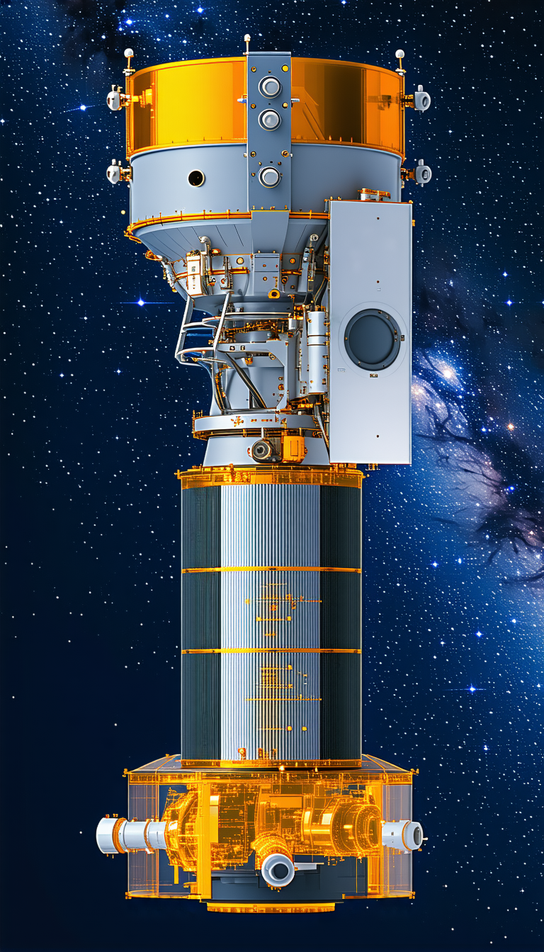 A Large Satellite Dish, Which Is Part Of A Space Station