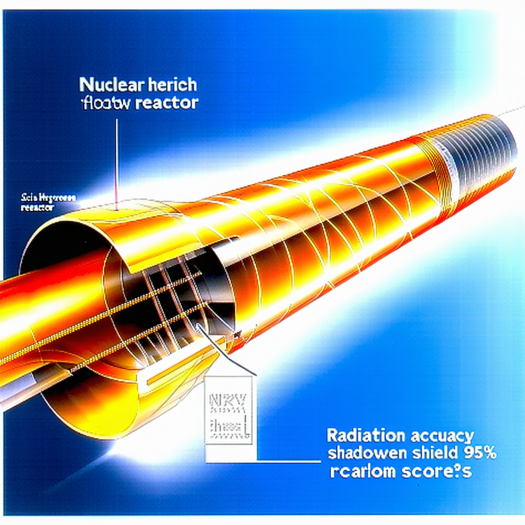 A Diagram Is Shown Of A Nuclear Reactor, With A Large Orange Tube In The Center