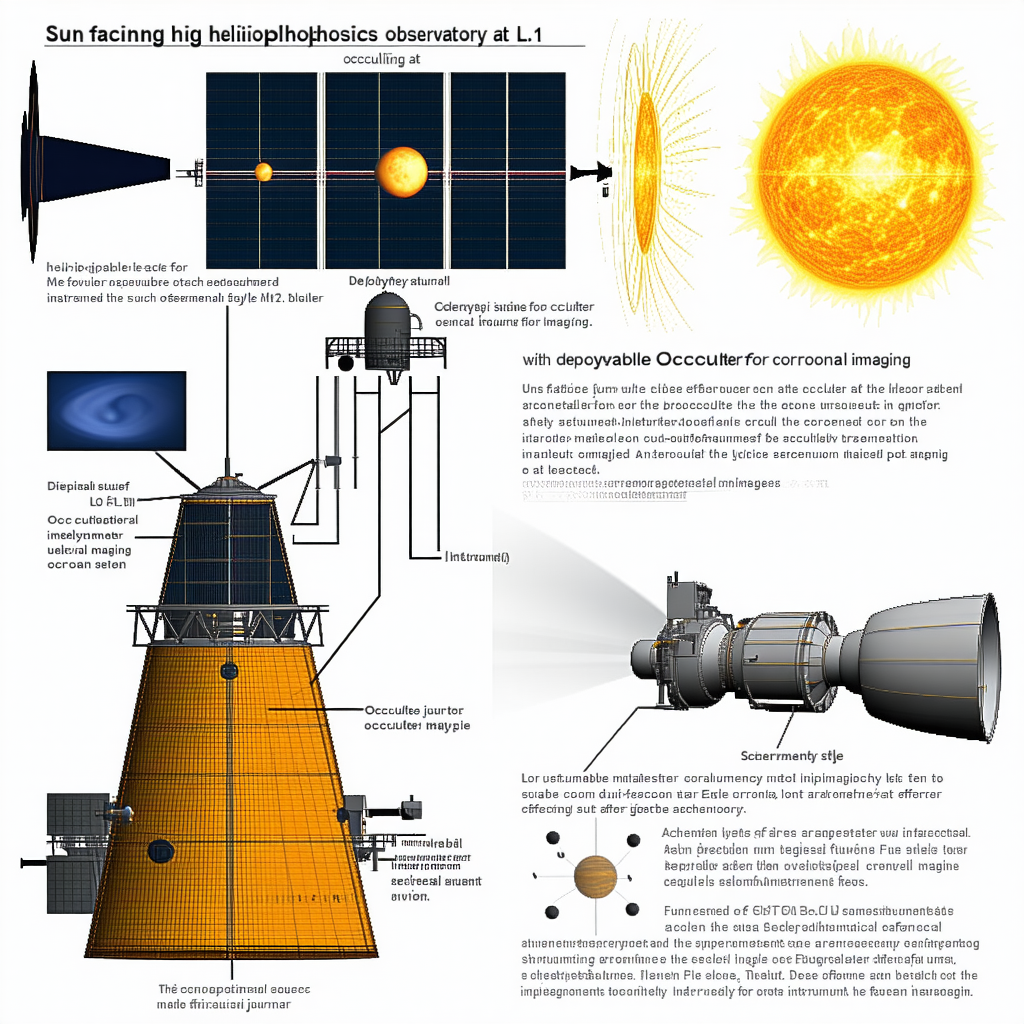 The Image Is A Diagram Showing The Different Parts Of A Spacecraft