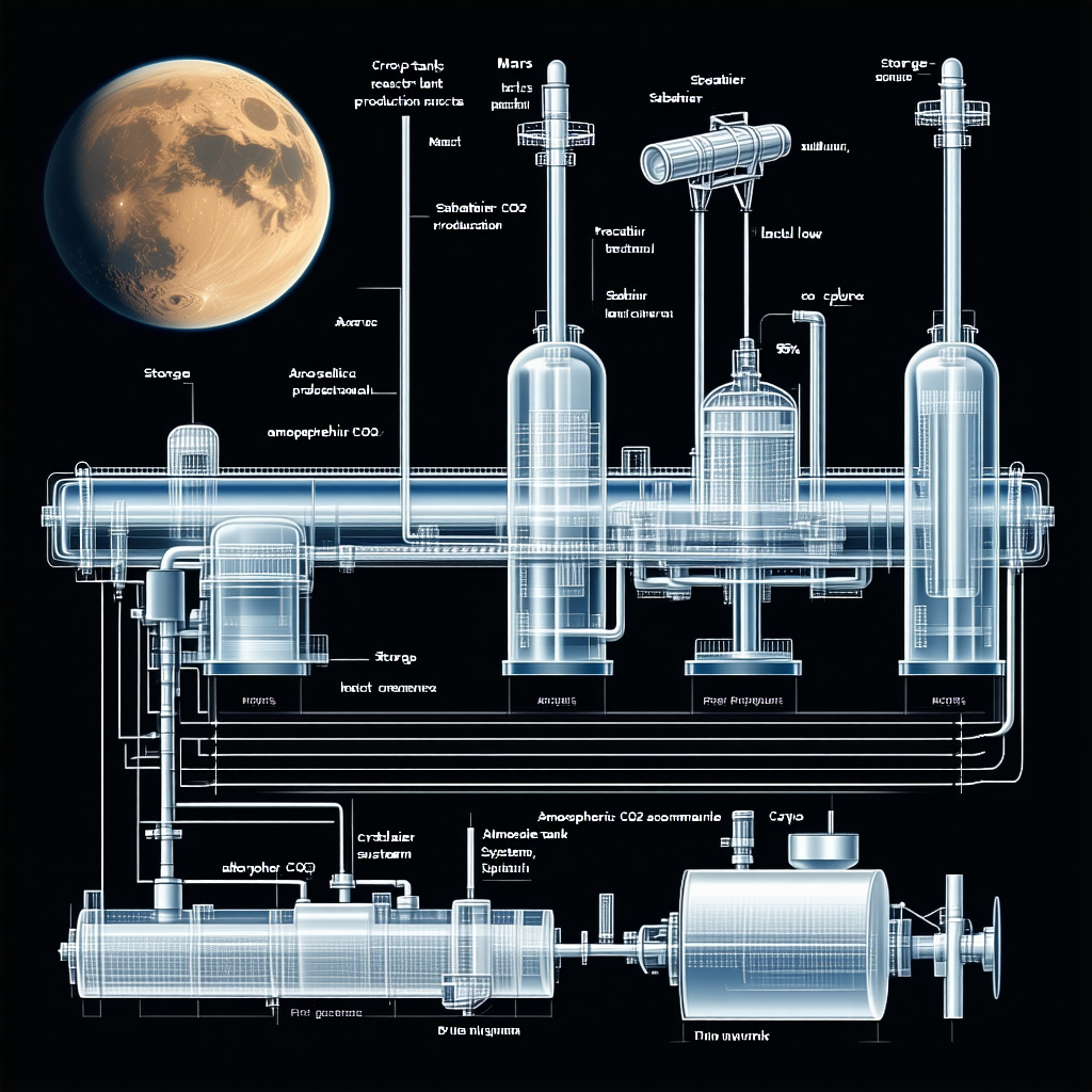 A Diagram Is Displayed Showing The Different Parts Of A Space Station