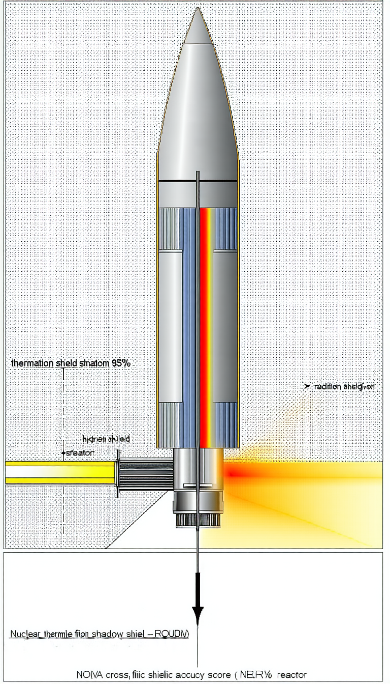 A Large, Cylindrical Object With A Red, Yellow, And Blue Stripe On It