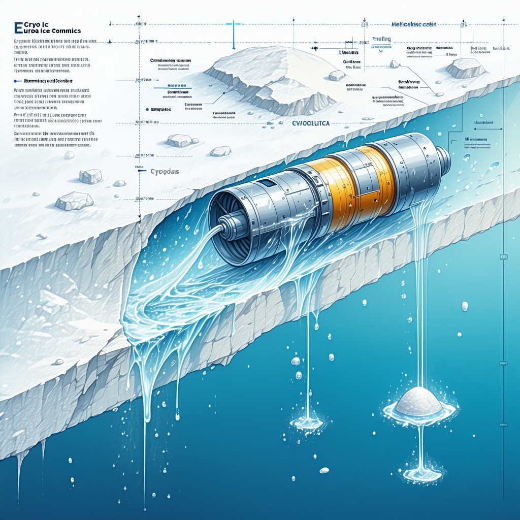 A Large, Yellow And Orange Pipe Is Being Pumped Through A Frozen Landscape