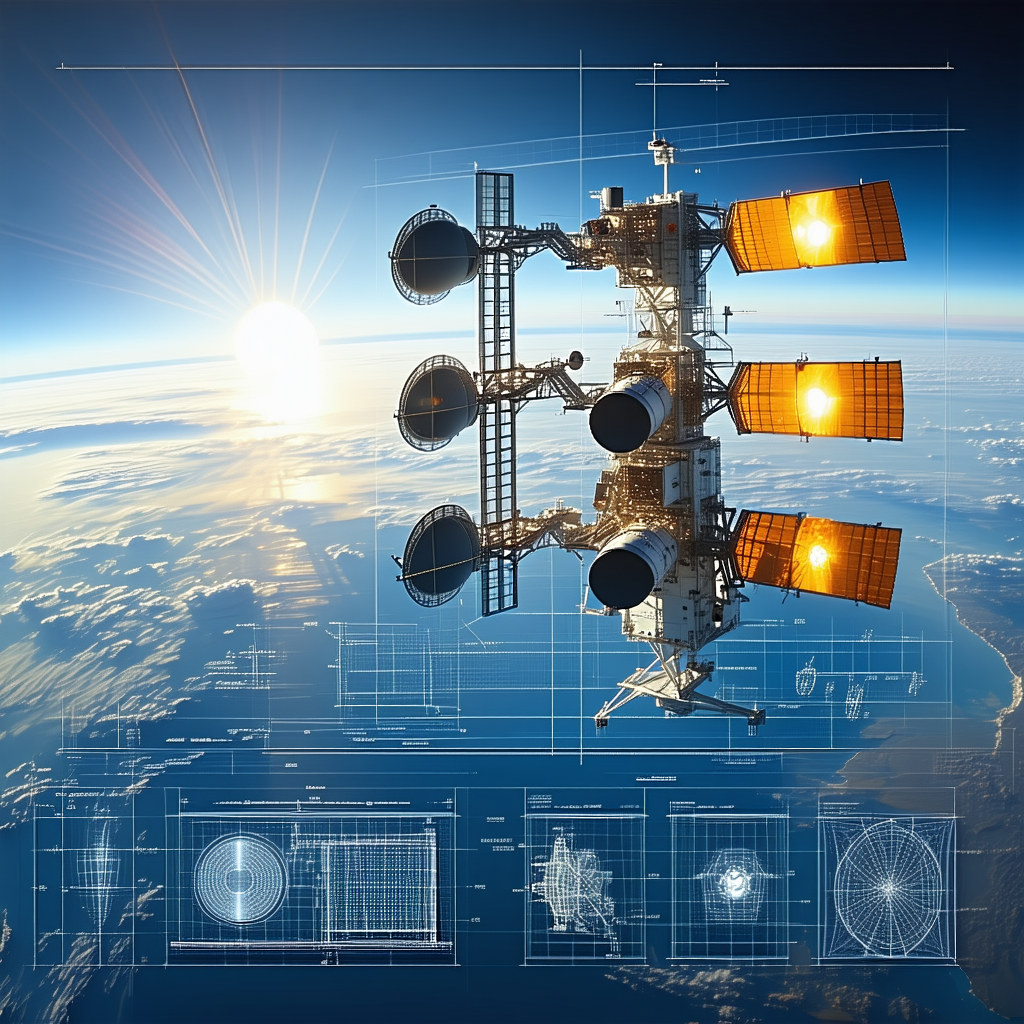 computer-generated representation space shuttle