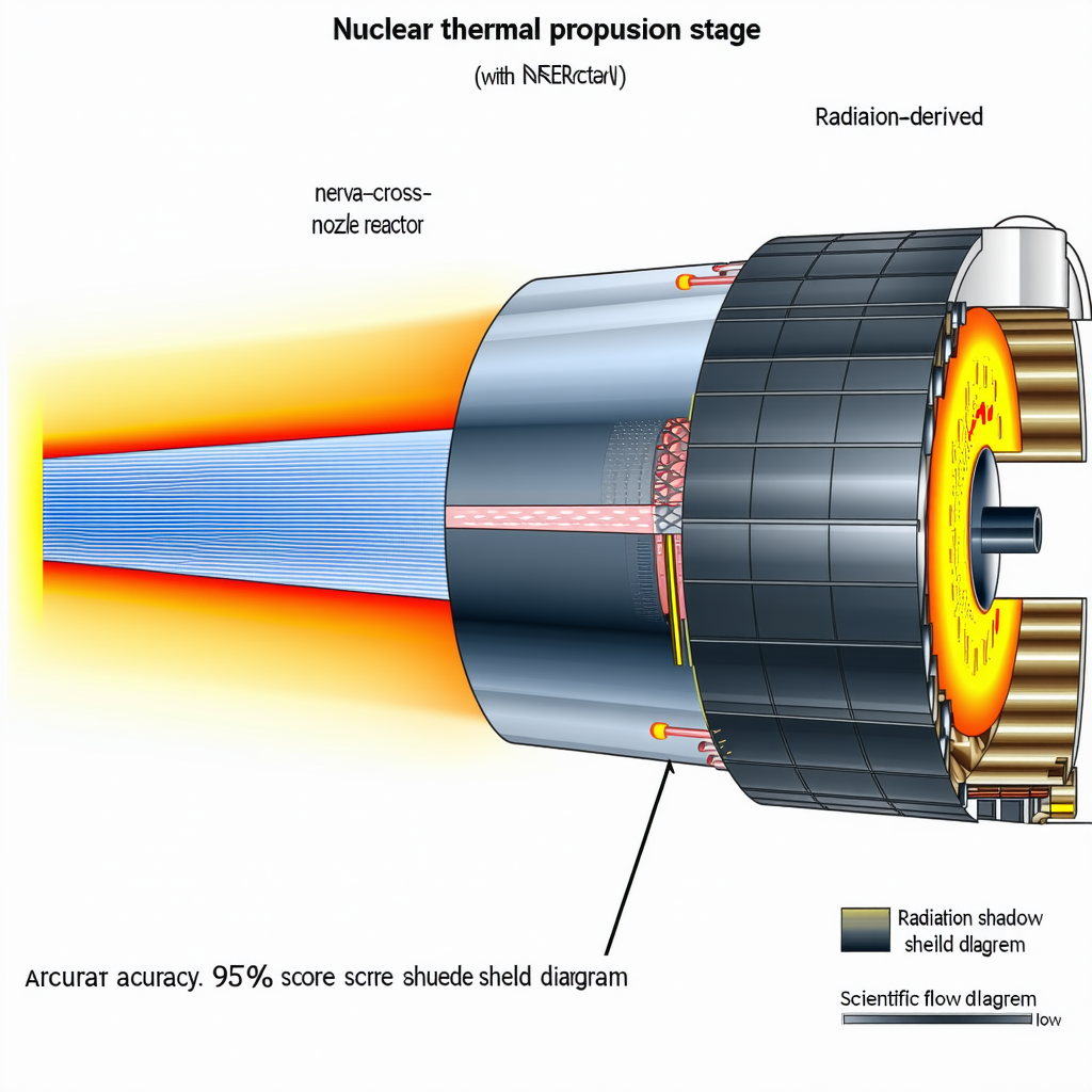 The Image Is A Diagram Showing The Nuclear Thermal Propulsion Stage