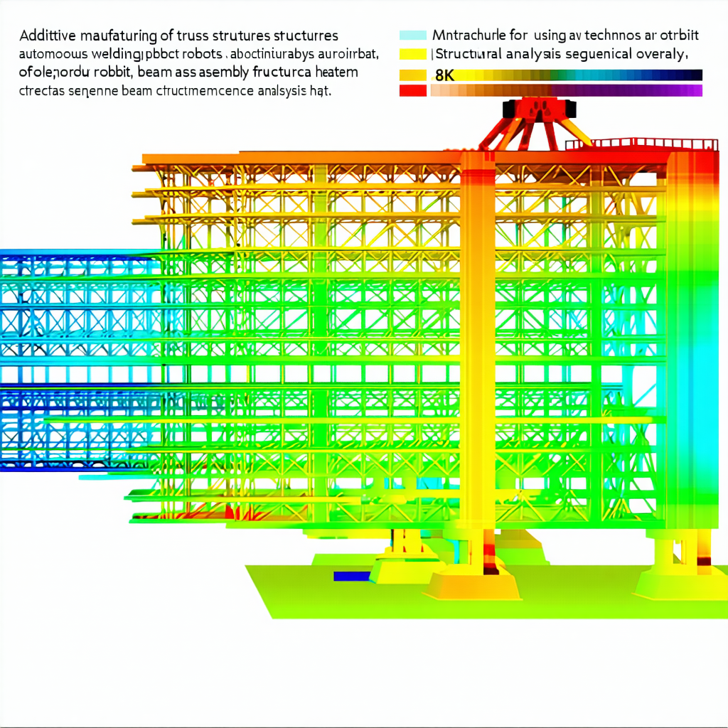 A Large, Colorful Structure Is Shown In A 3d Model