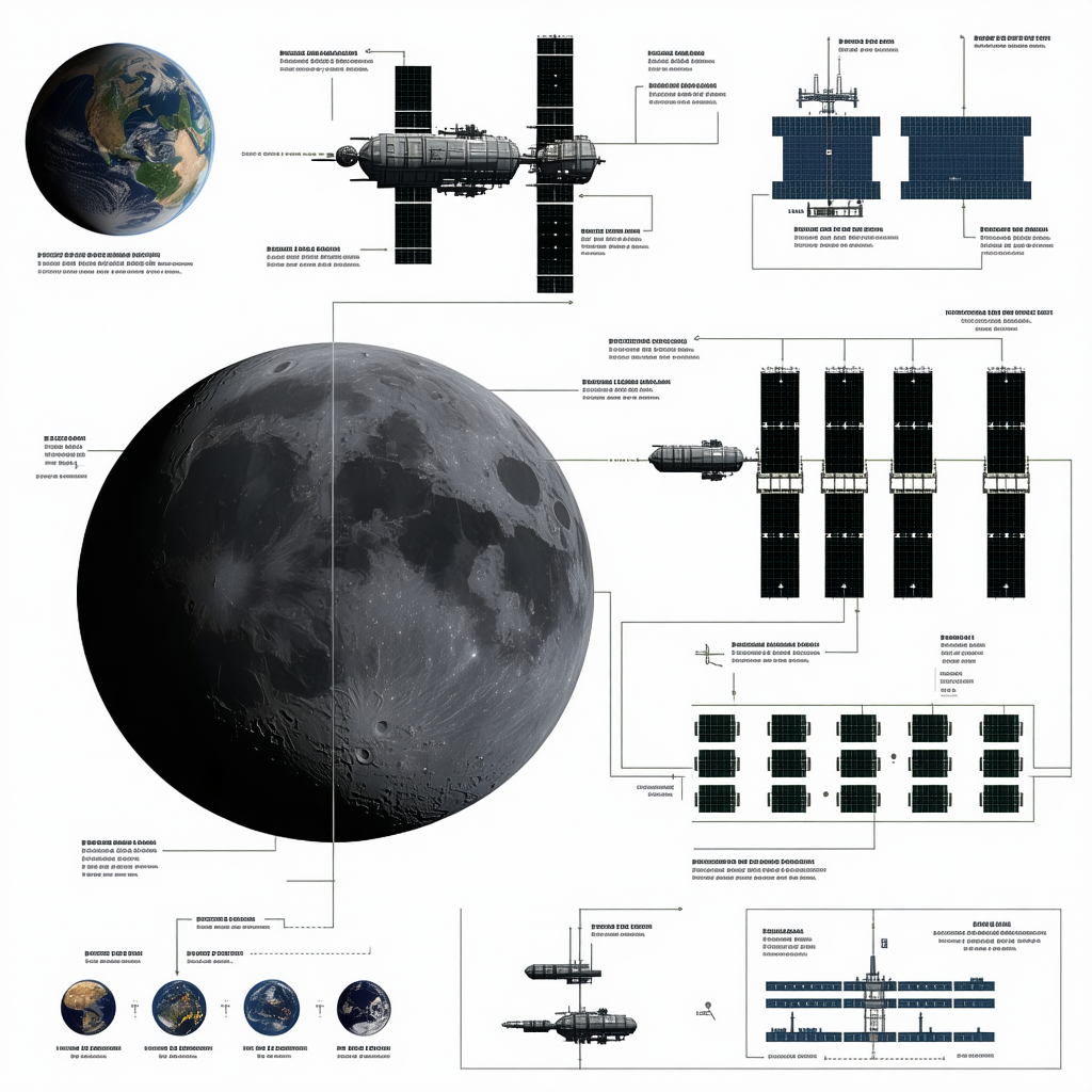 large, detailed diagram space station