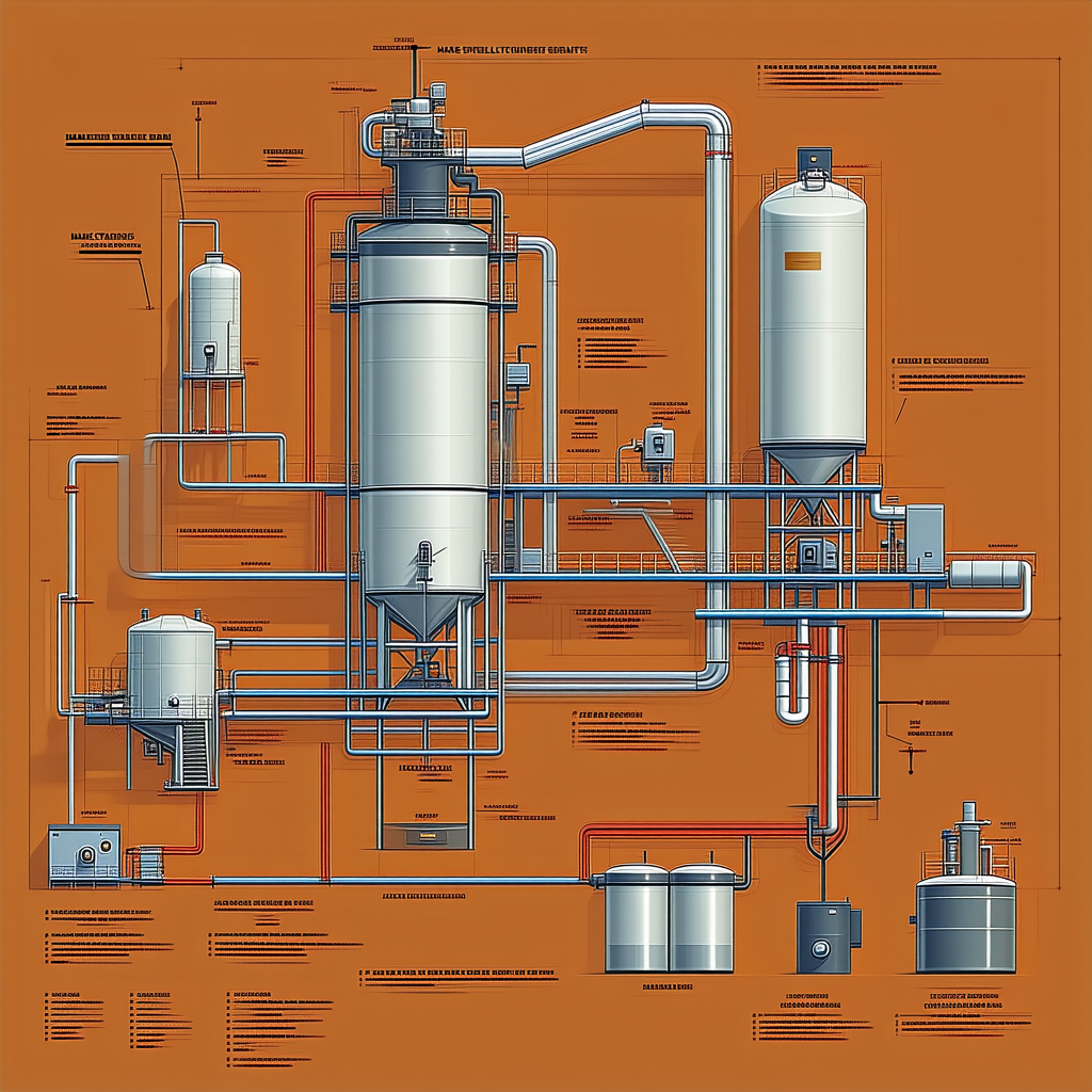 detailed diagram chemical plant