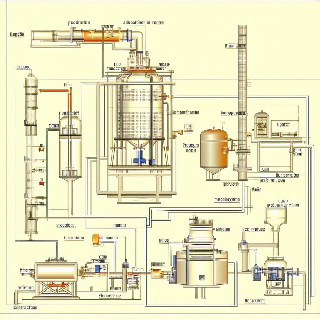 detailed diagram chemical plant