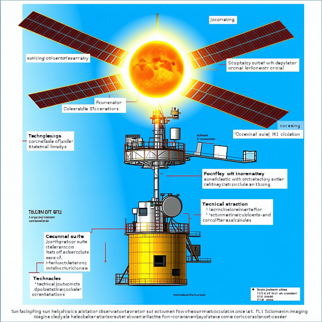 The Image Is A Diagram Of A Space Station, Showing The Various Components And Their Functions