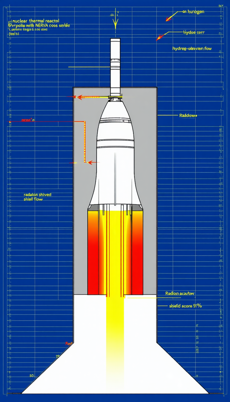 The Image Is A Blueprint Of A Rocket, Showing Its Various Components And Their Dimensions