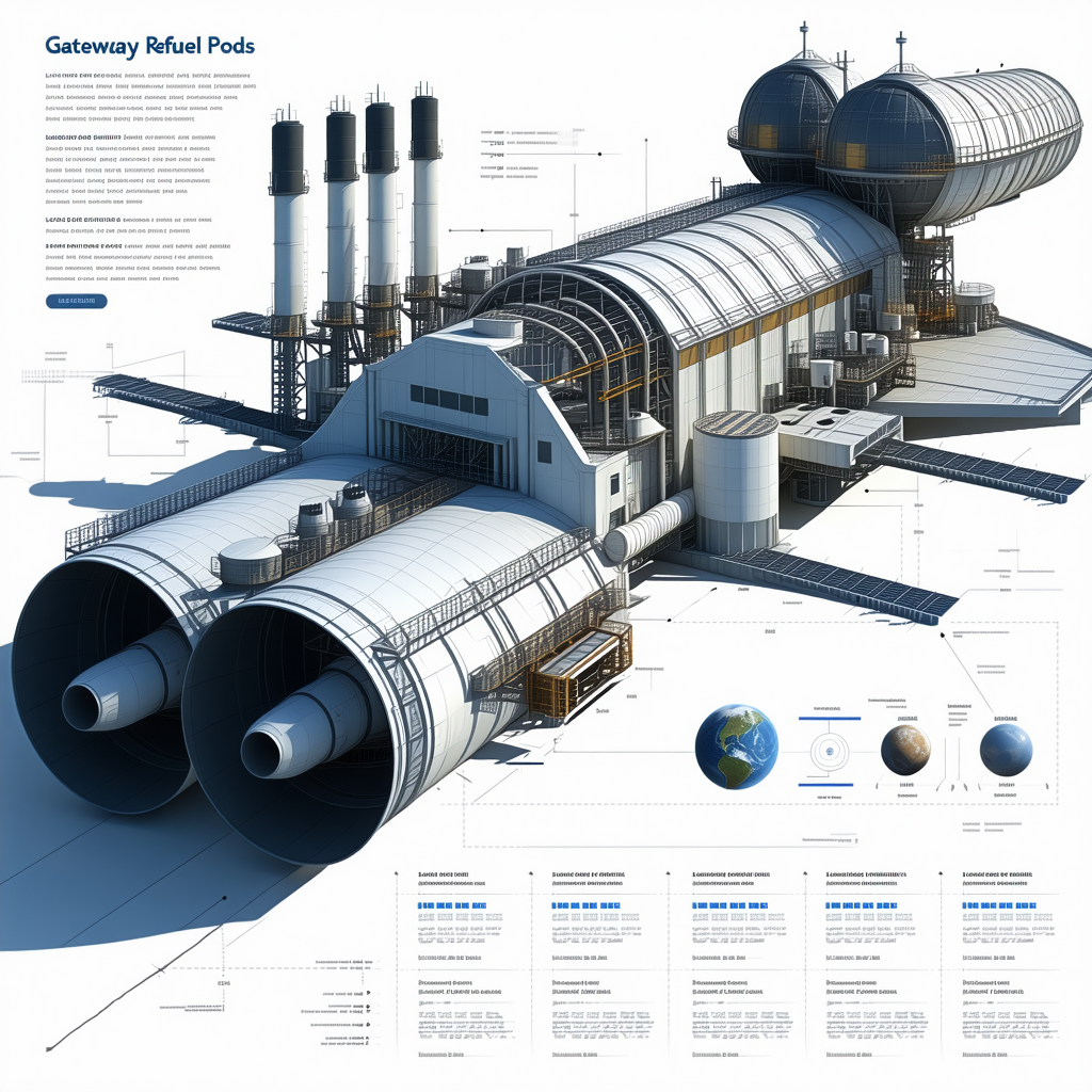 large, futuristic spacecraft shown diagram