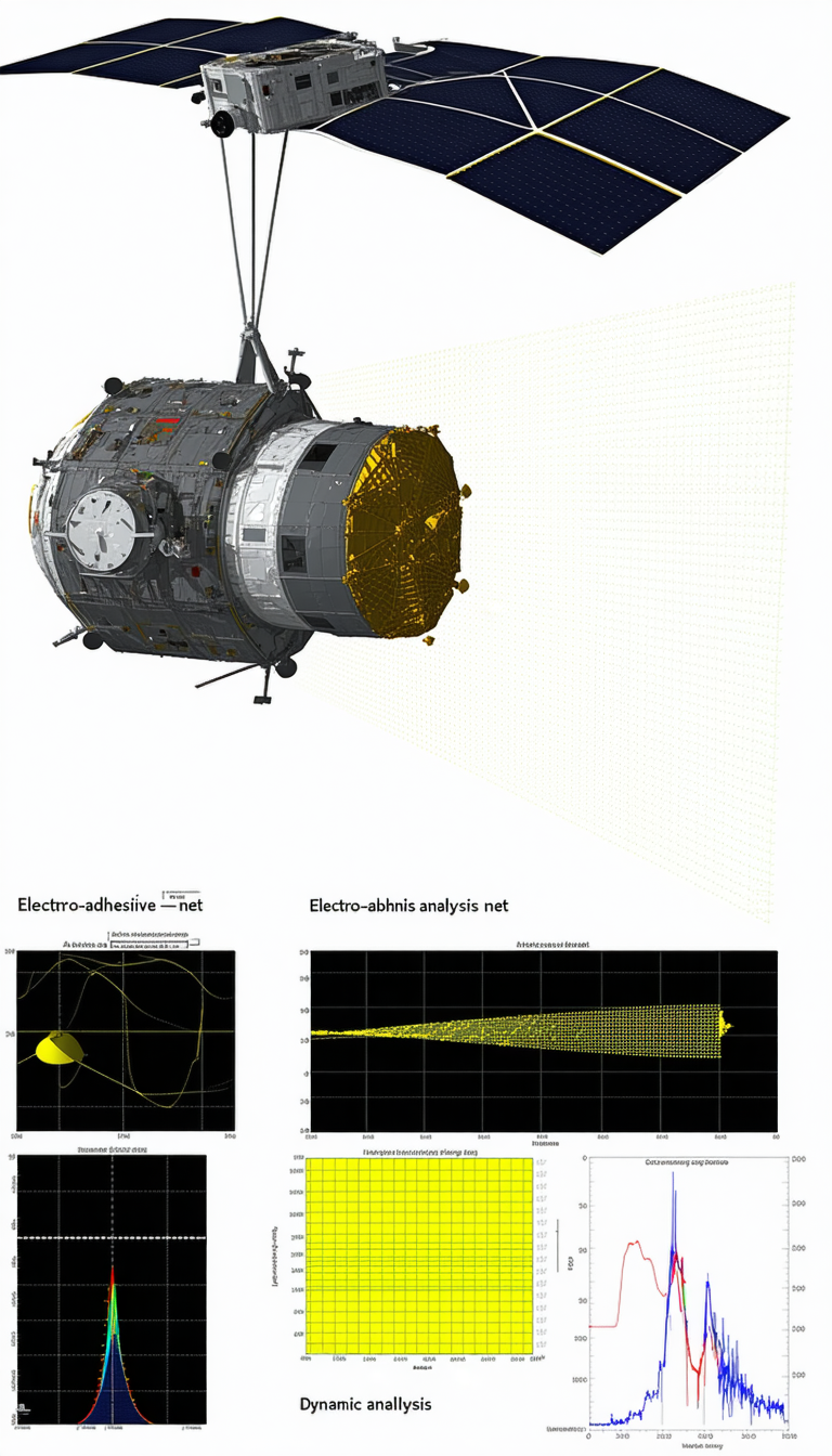 The Image Is A Diagram Of A Spacecraft, Showing Its Various Components And Their Functions