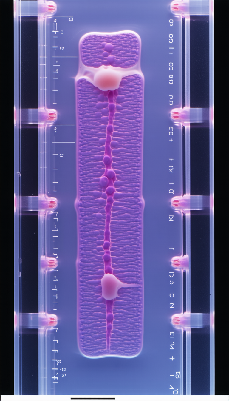 A Purple, Pink, And White Object That Appears To Be A Piece Of Art Or A Sculpture