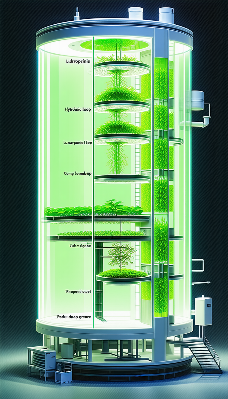 image, there large green structure