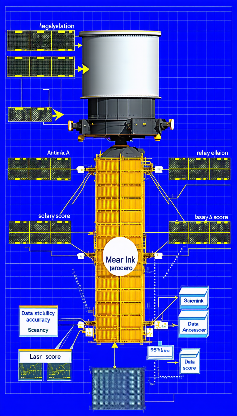 A Yellow And Black Diagram Is Displayed On A Blue Background