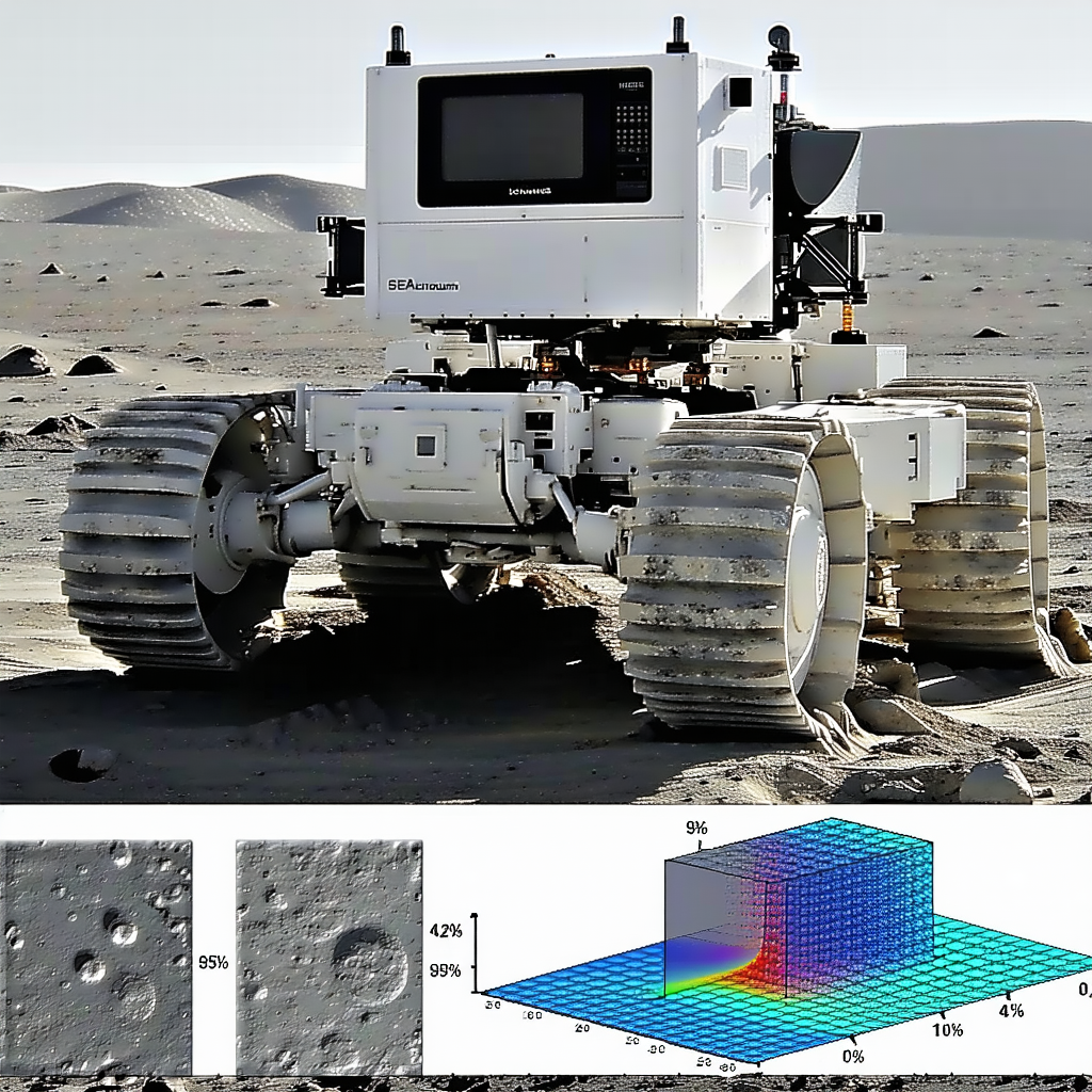A White Robotic Vehicle With A Large Screen On Its Front