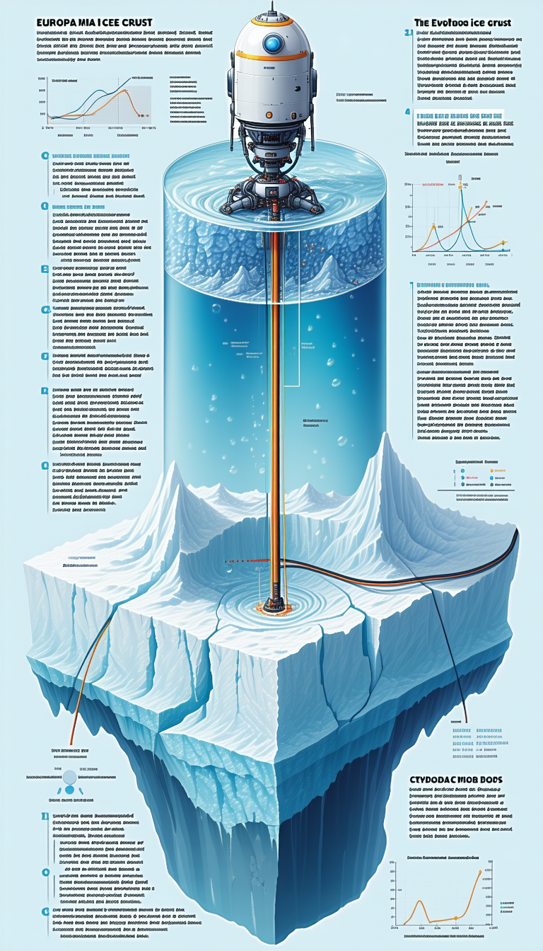 A Large Iceberg Is Shown In A Diagram, With A Tube Running Through It