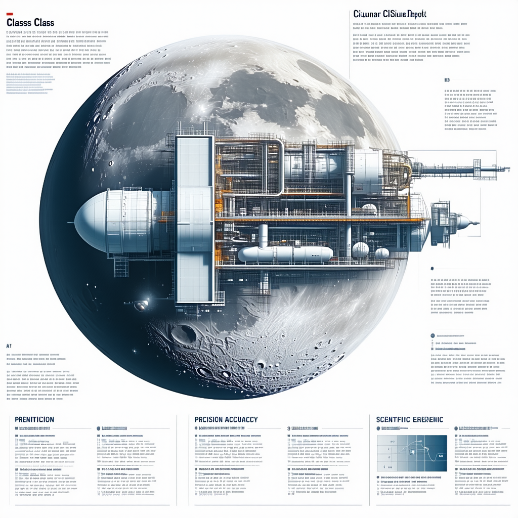 A Large, Detailed Illustration Of A Space Station Is Displayed On A Page