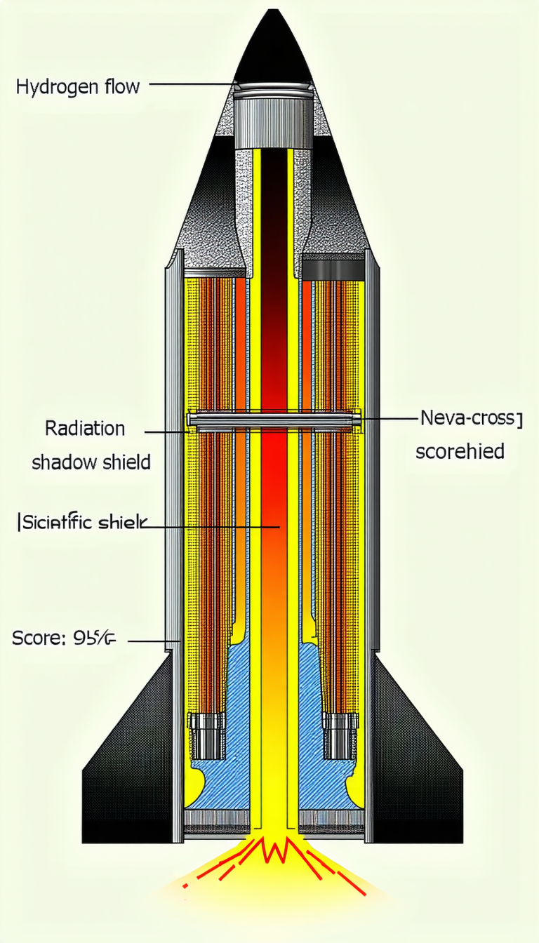 A Rocket Is Shown In A Diagram, With Its Various Parts Labeled