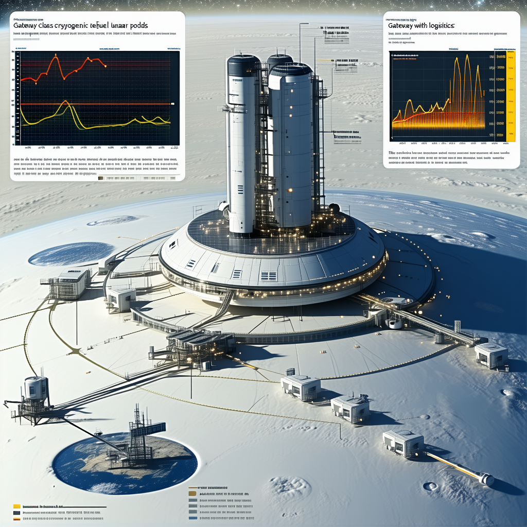 A Large, Futuristic Building Is Shown In A Poster, With A Large Dome On Top