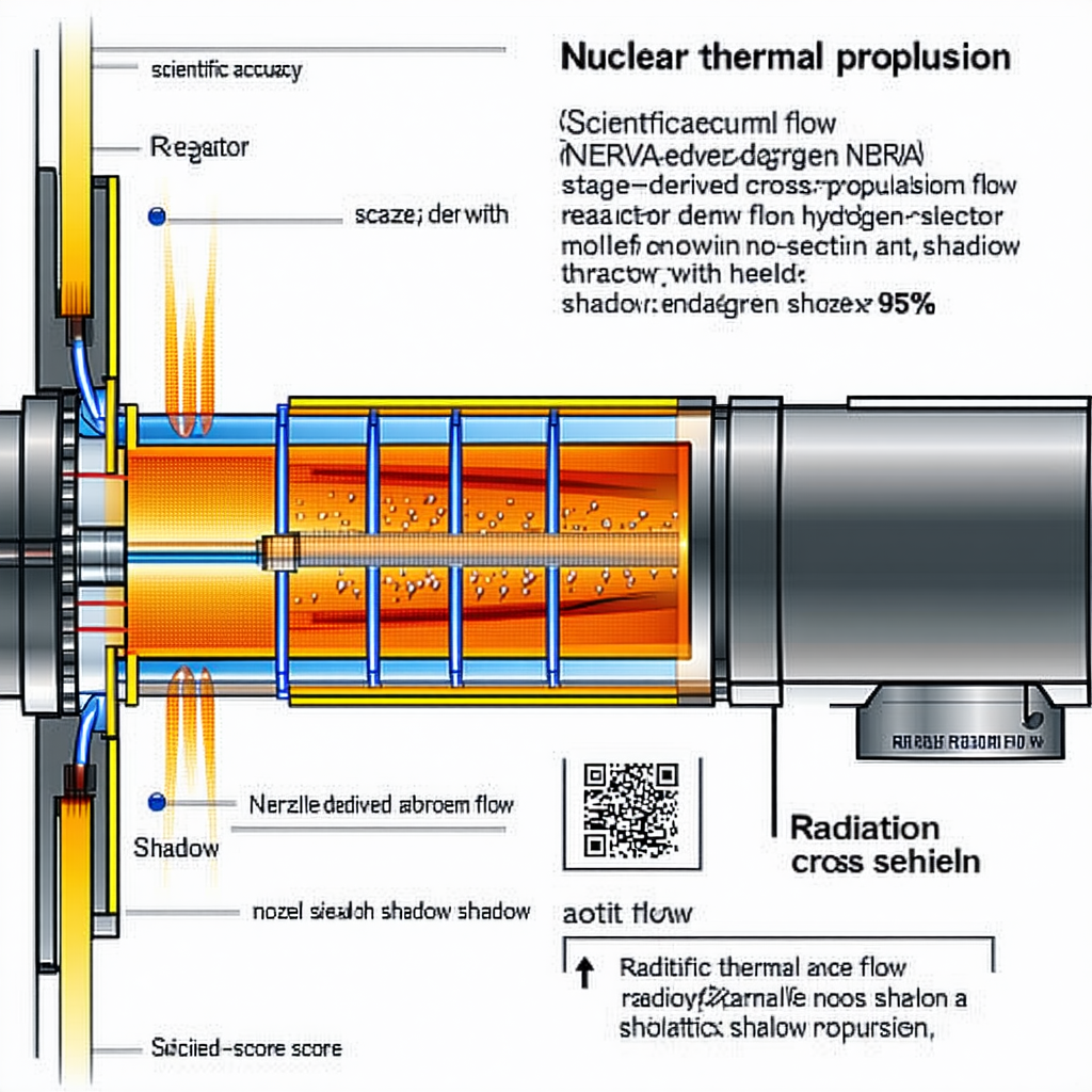 The Image Is A Diagram That Explains The Process Of Nuclear Thermal Propulsion