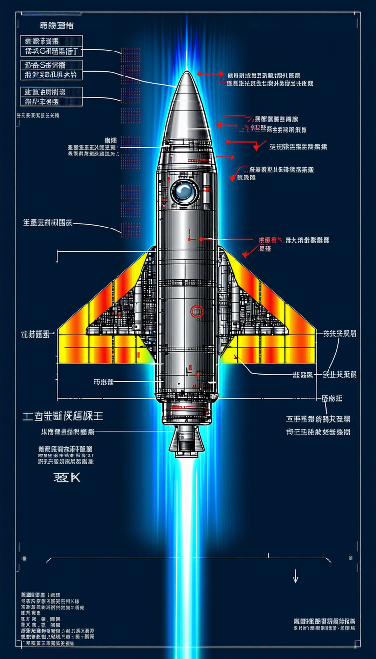 The Image Is A Detailed Diagram Of A Space Shuttle, Showcasing Its Various Components And Functions