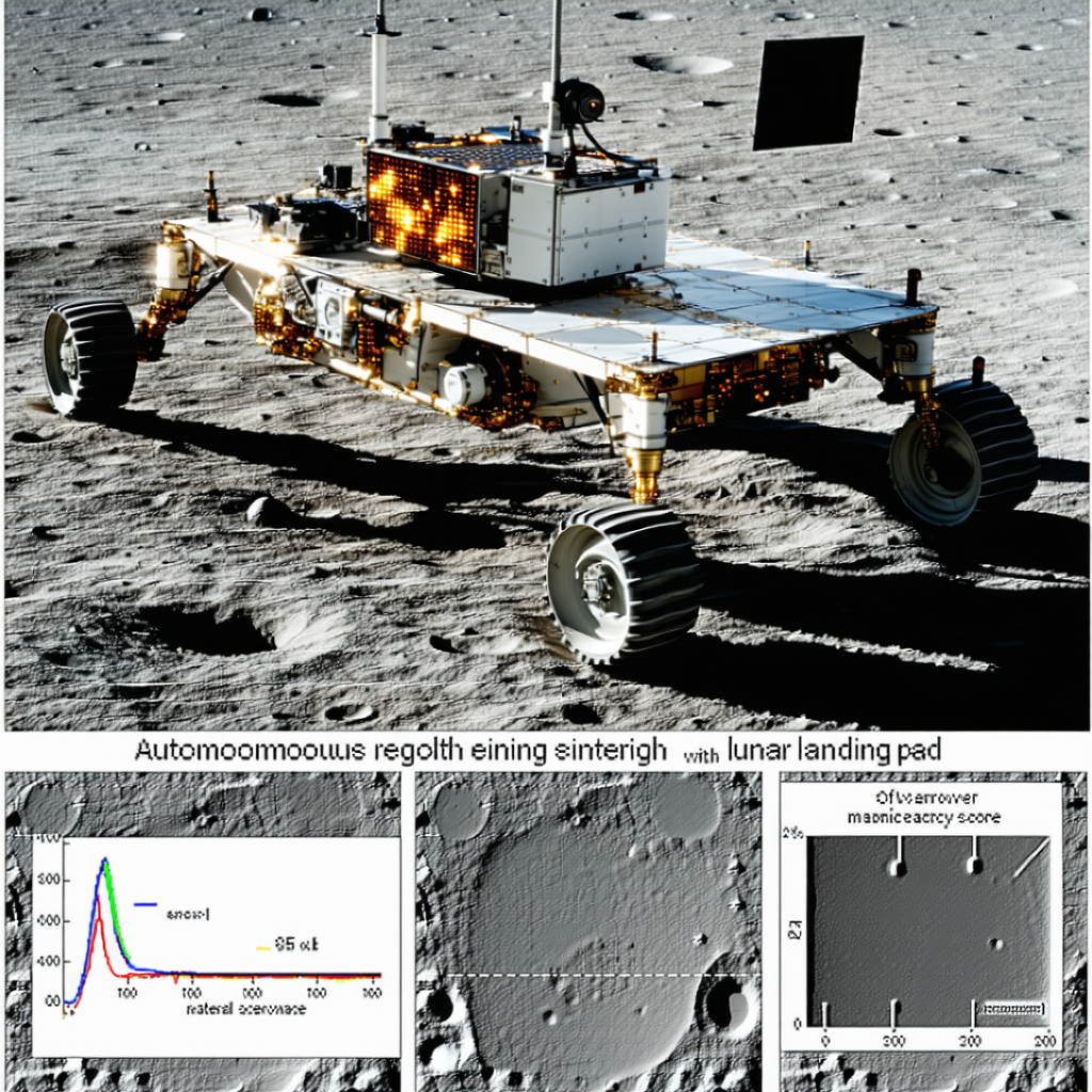 A Rover On The Moon, With A Large Antenna On Top Of It