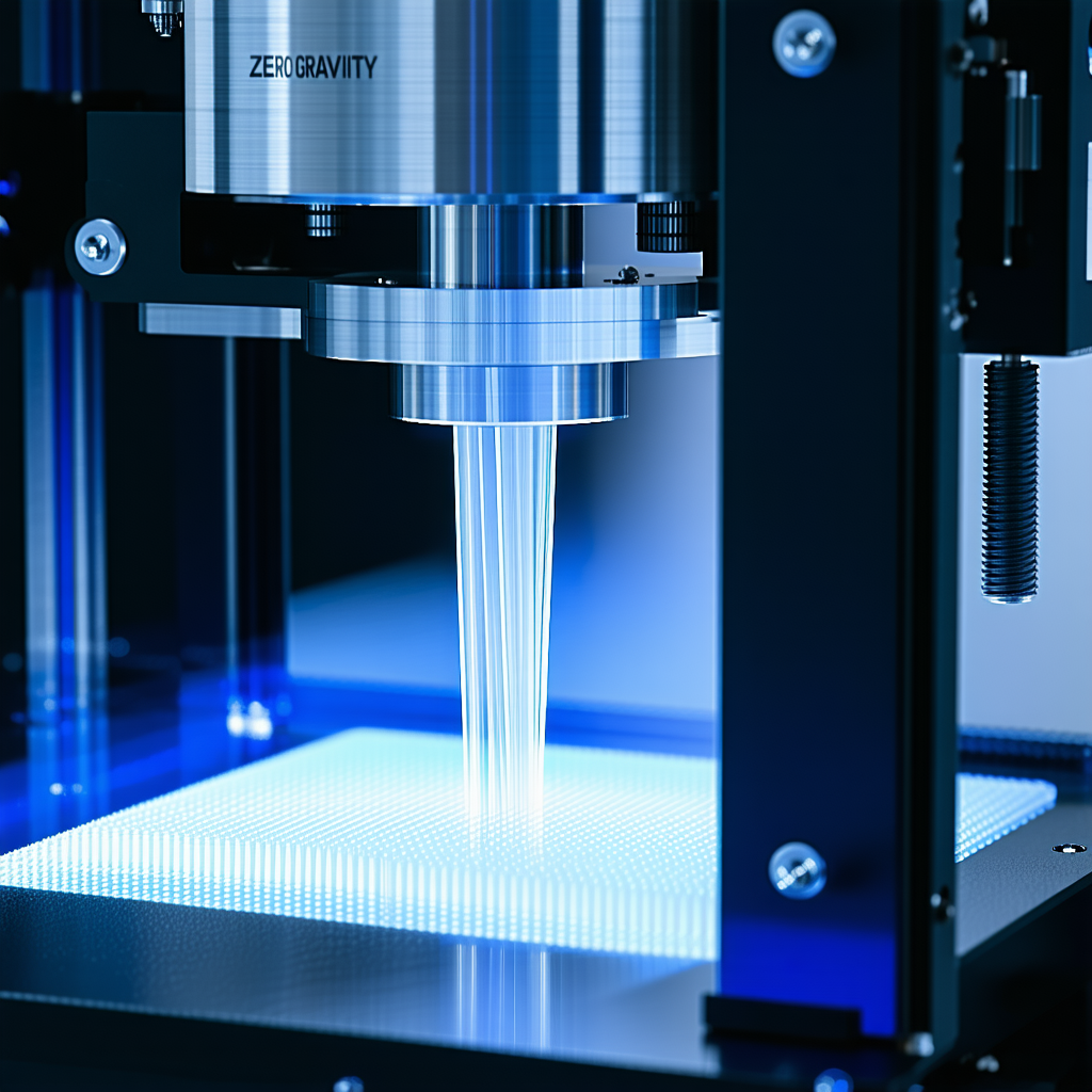 A 3d Printer In Action, Creating A Plastic Object