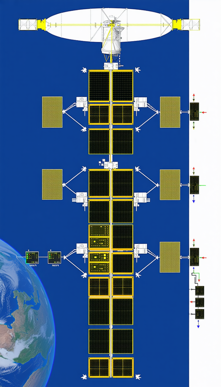 A Large Blue Structure Is Shown In The Image