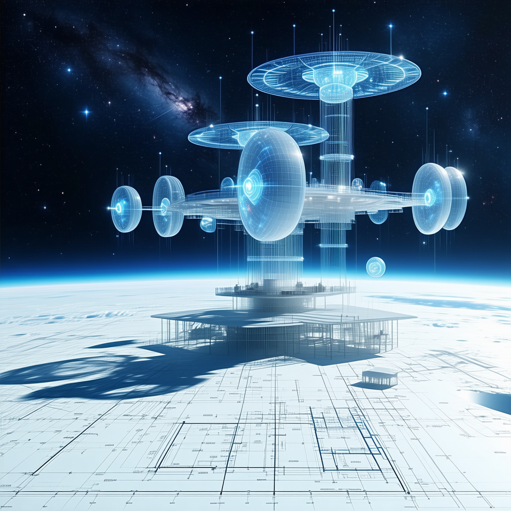 In The Image, There Is A Futuristic Building With A Large Number Of Windows