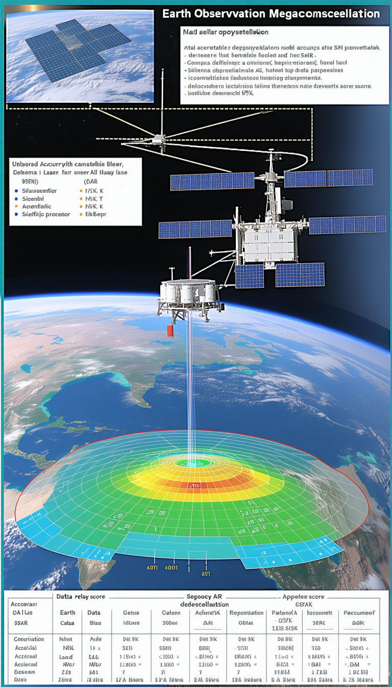 A Space Station With A Large Satellite Dish On Top Of It