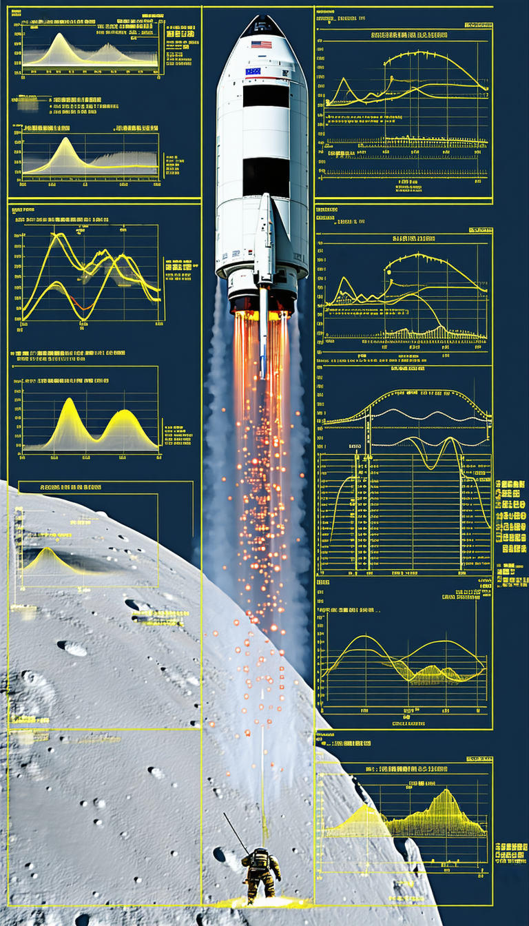 A Space Shuttle Is Shown In A Diagram, With A Rocket Booster Attached To The Side