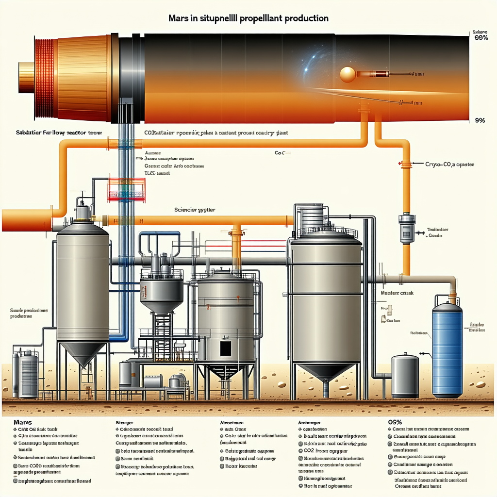 The Image Is A Diagram Of A Chemical Plant, Showing The Process Of Producing A Product