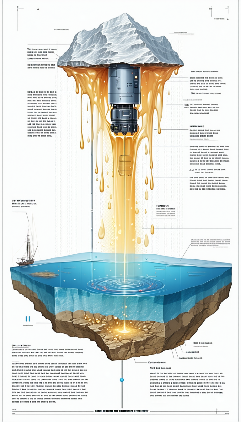 A Large, Detailed Illustration Of A Submarine Is Shown In A Magazine