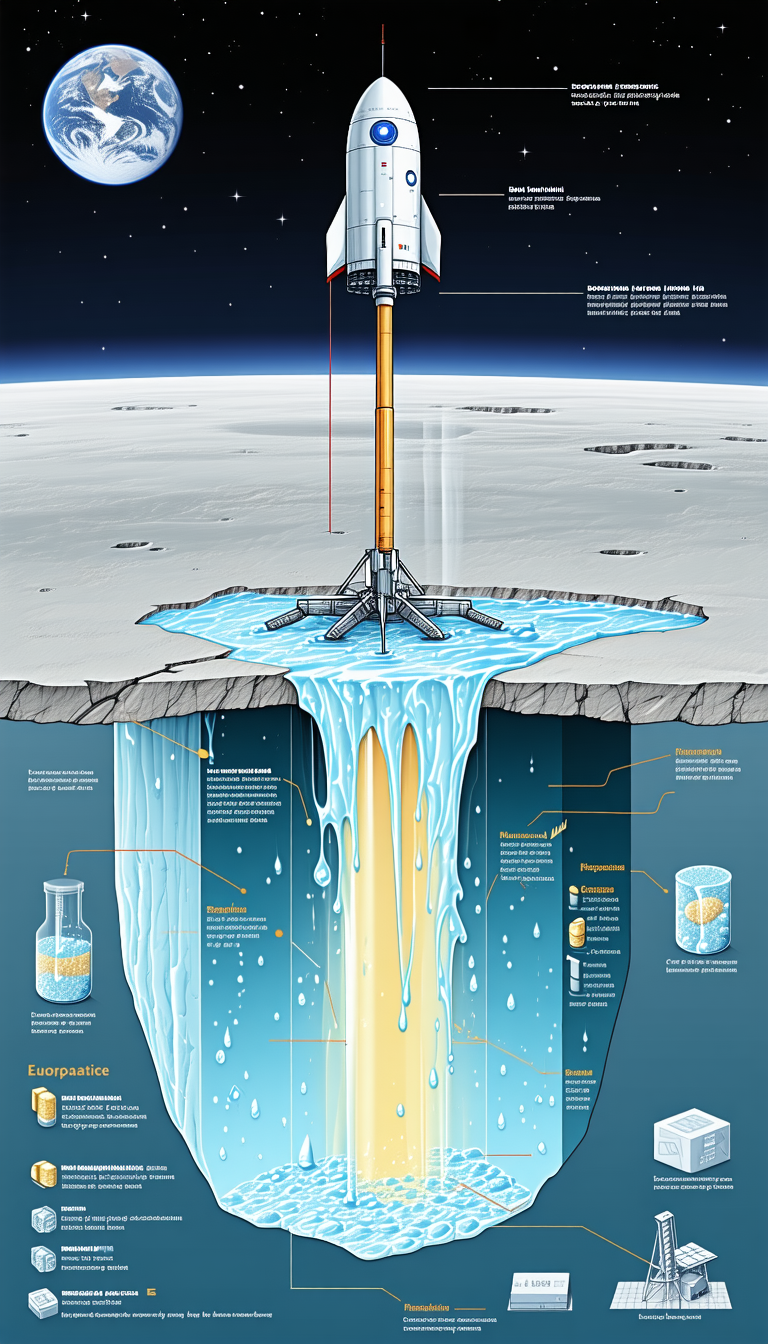 The Image Is A Poster That Shows A Rocket Launching From The Ground