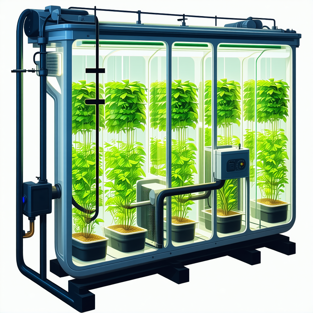 A Large, Well-lit Greenhouse Filled With A Variety Of Plants