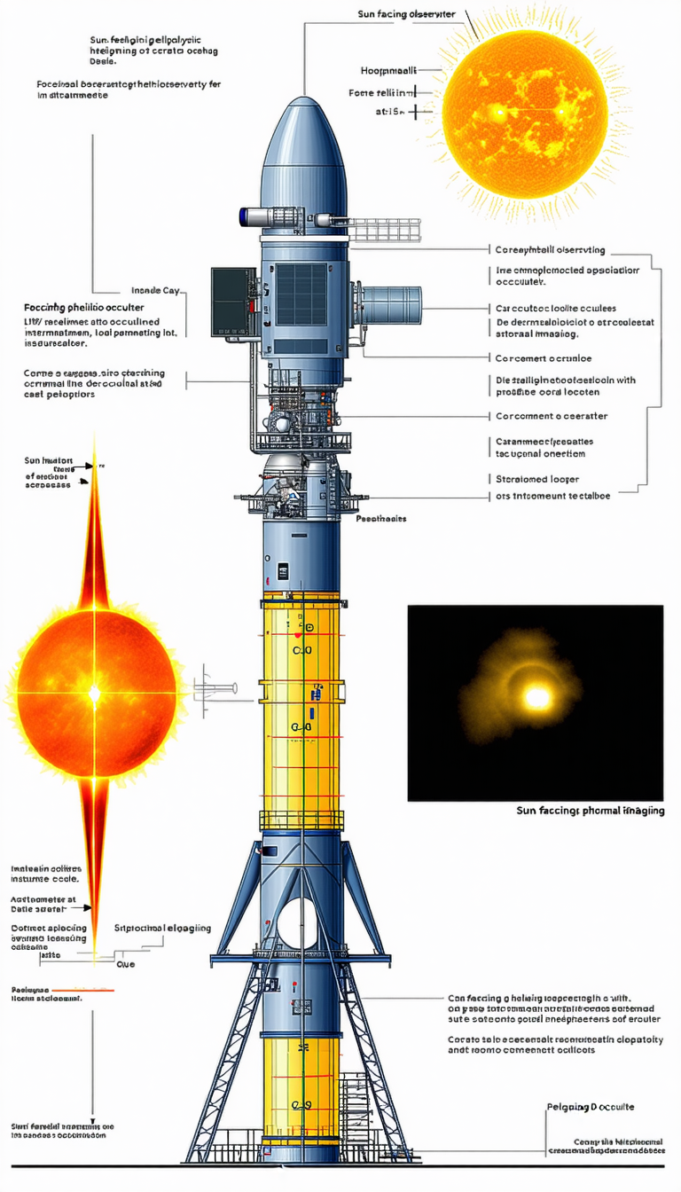 The Image Is A Diagram Of A Rocket, Showing Its Various Components And Their Functions