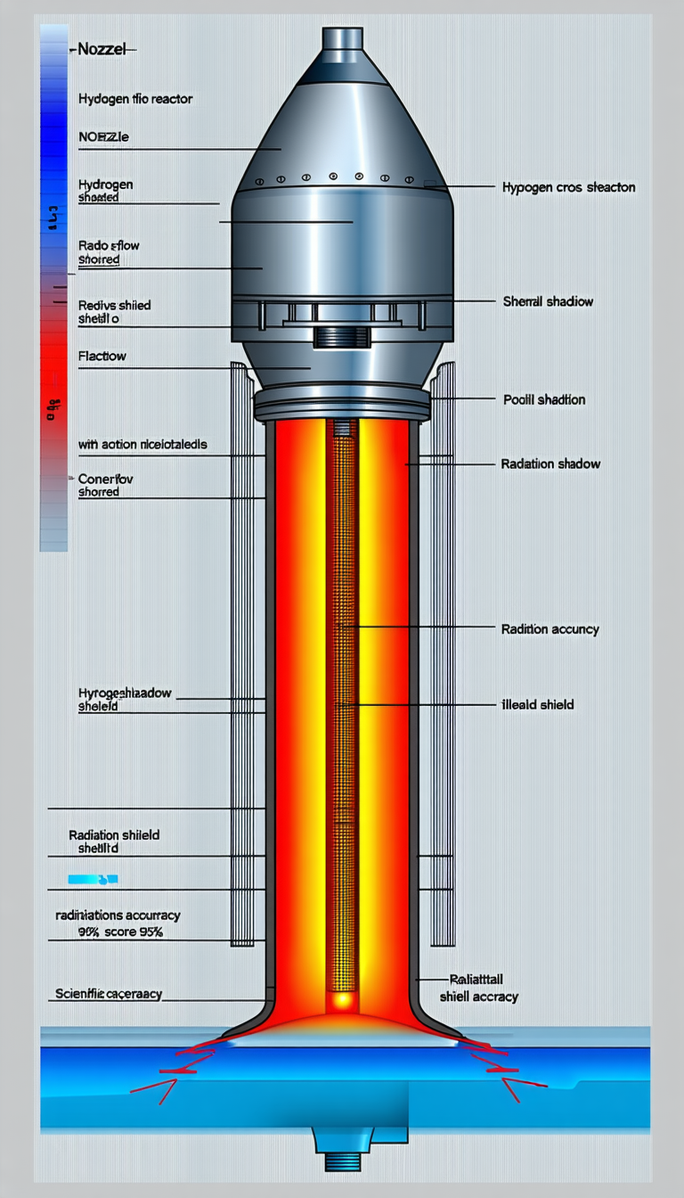 A Diagram Is Displayed On A Computer Screen, Showing The Internal Structure Of A Heat Exchanger