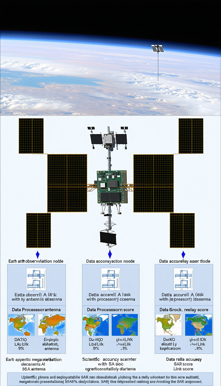 A Spacecraft With A Large Satellite Dish On Top Of It