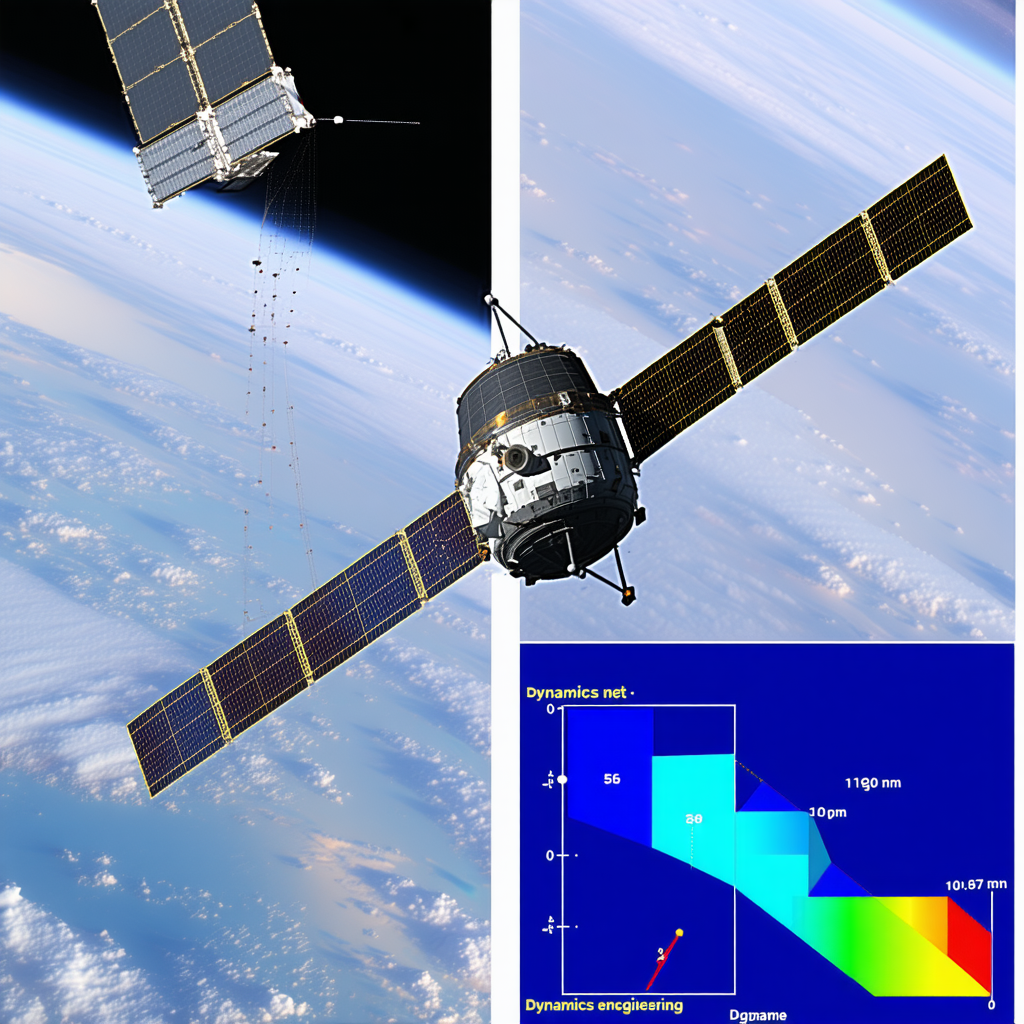 A Spacecraft With A Large Satellite Dish On Top Of It